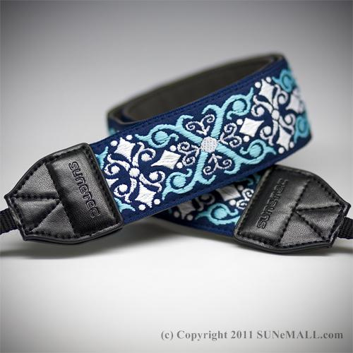 Sunetec Bohemian Camera Strap- Navy Blue